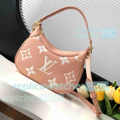 Copy L--V Pink Monogram Bagatelle Hobo Bag